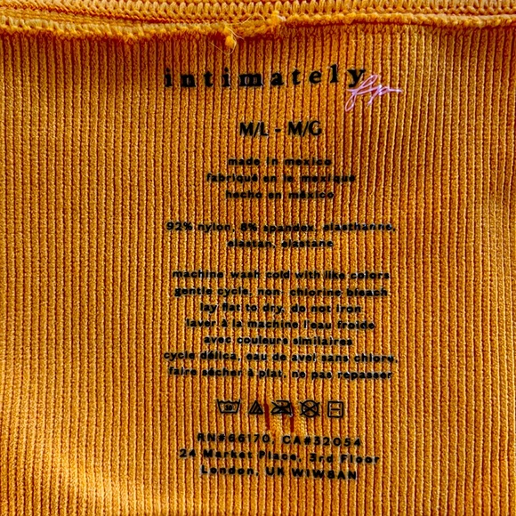 NWT Free People Intimately Malibu Orange Bra - Picture 7 of 7